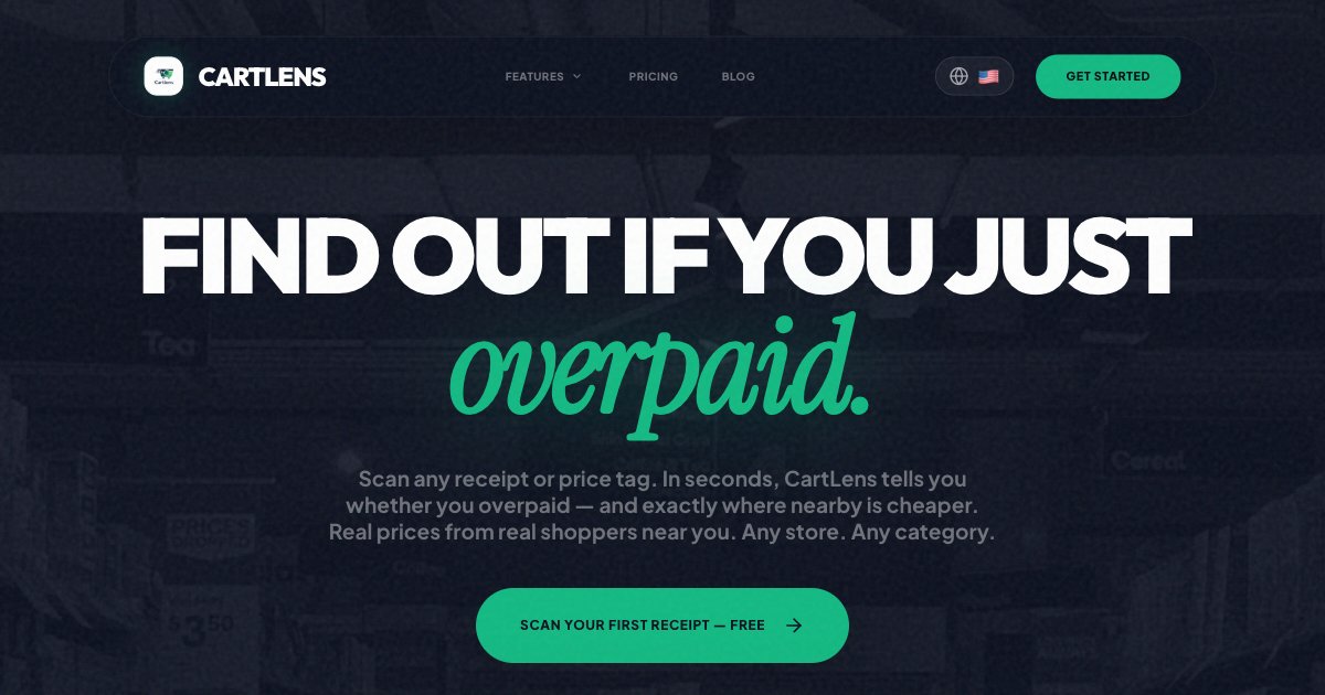 With Cartlens, You Can Track Your Basket In Real Time And Know Exactly What You Will Be Paying Befor